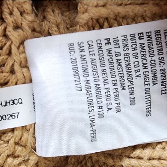 American Eagle tan mock neck oversized knit sweater - Picture 8 of 8